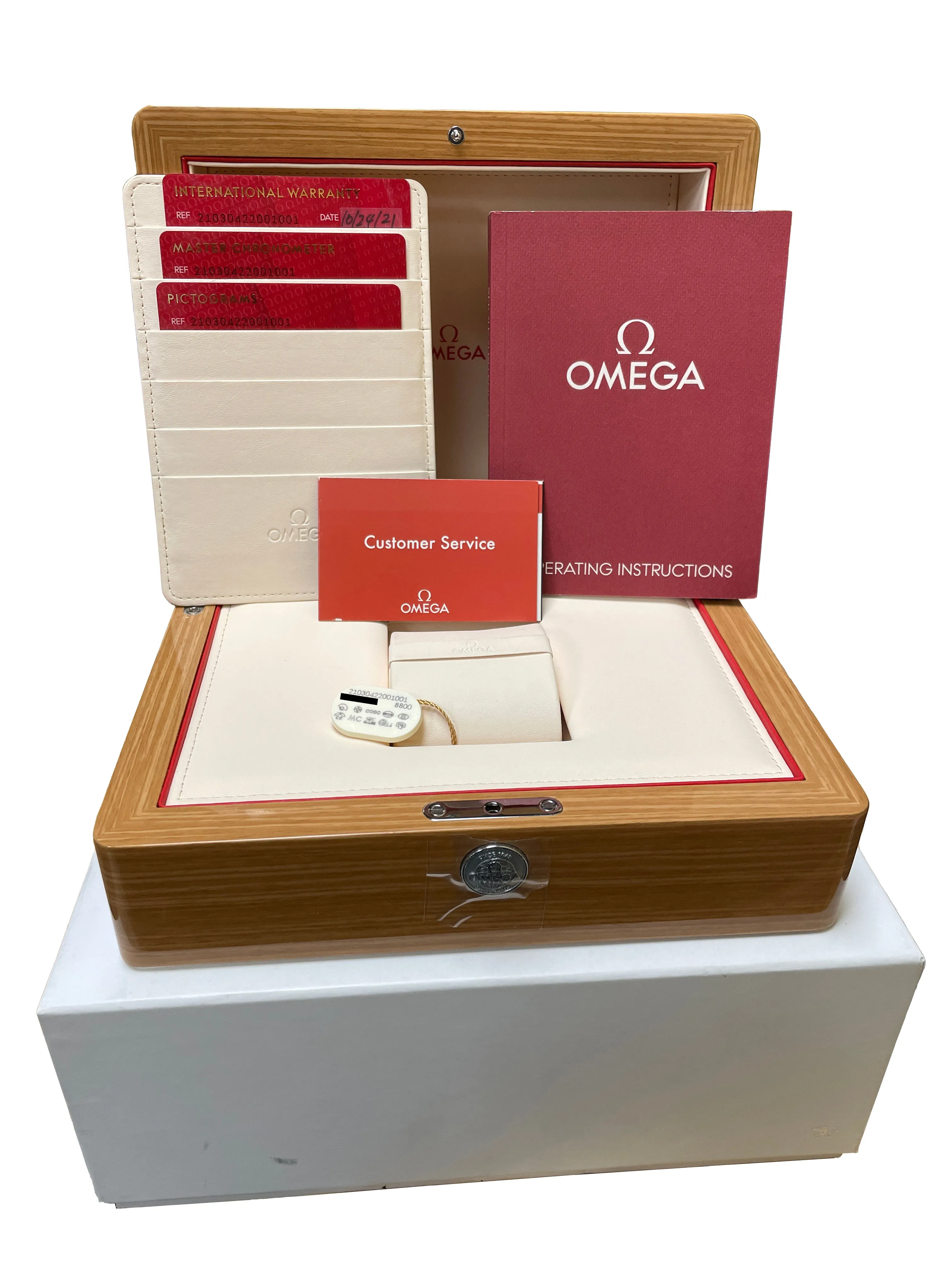 2021 Omega Seamaster Diver 300M 42mm Black Wave 210.30.42.20.01.001 Watch B P