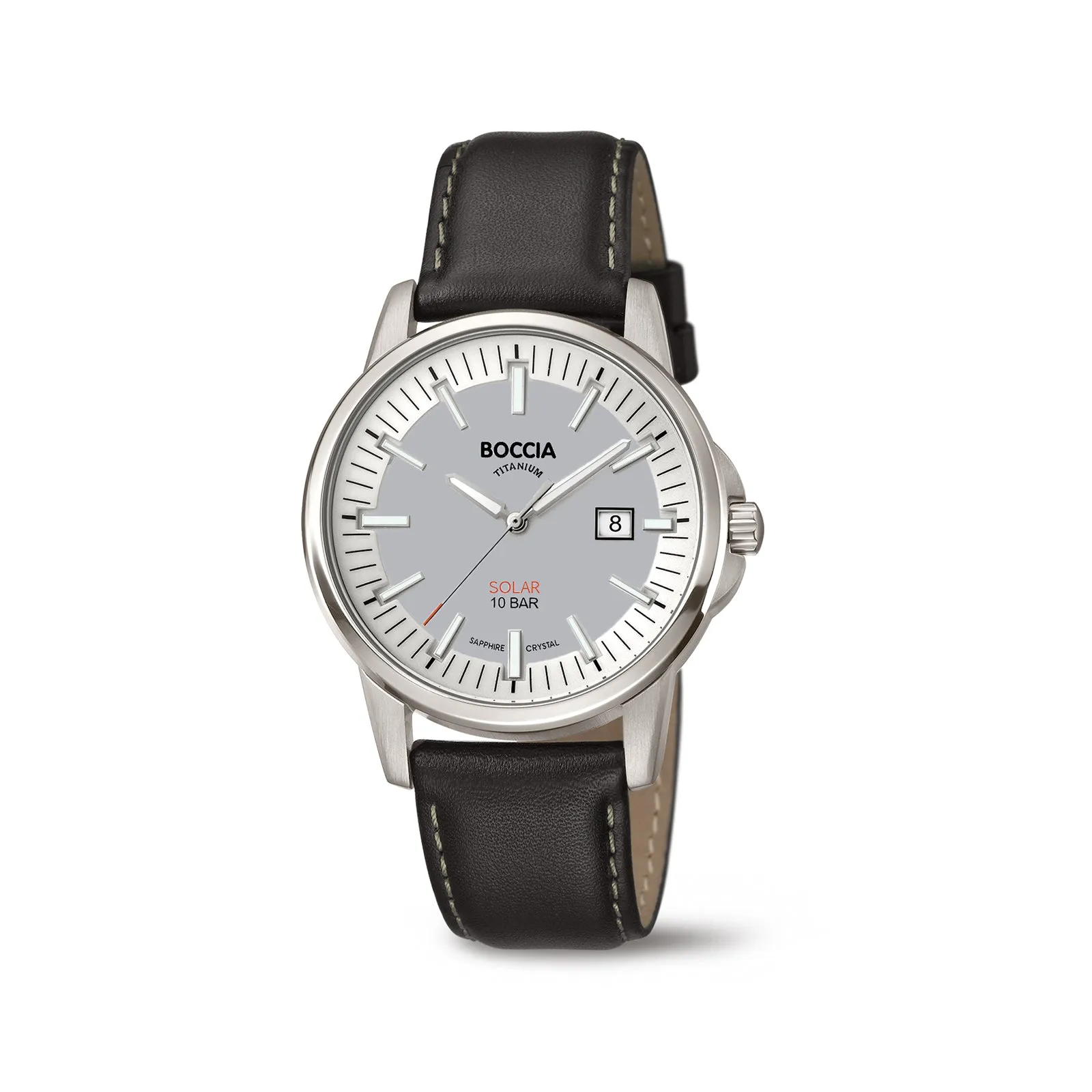 3643-01 Mens Boccia Titanium Solar Powered Watch