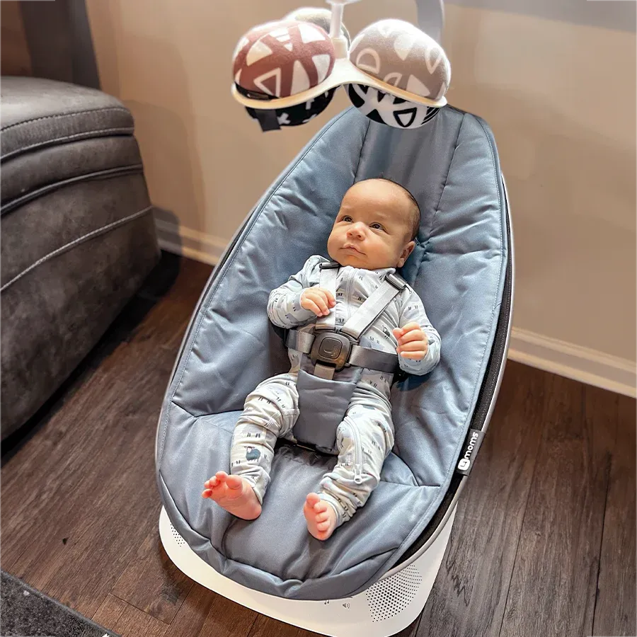 4moms Mamaroo Multi Motion Baby Swing Slate Blue