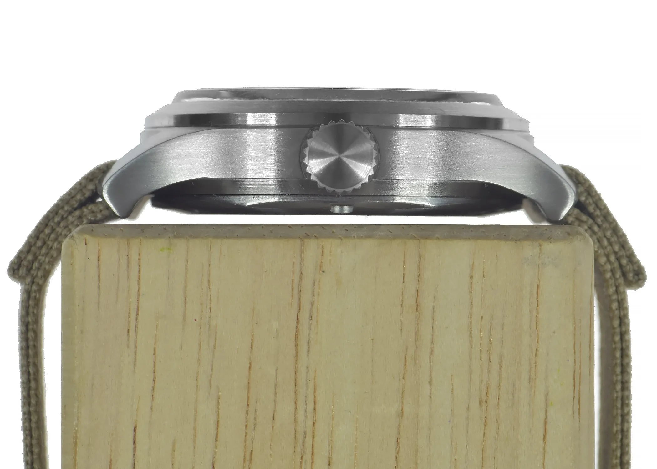 A-11 1940s WWII Pattern Military Watch (Automatic) Brushed Steel Finish with 100m Water Resistance and Sapphire Crystal