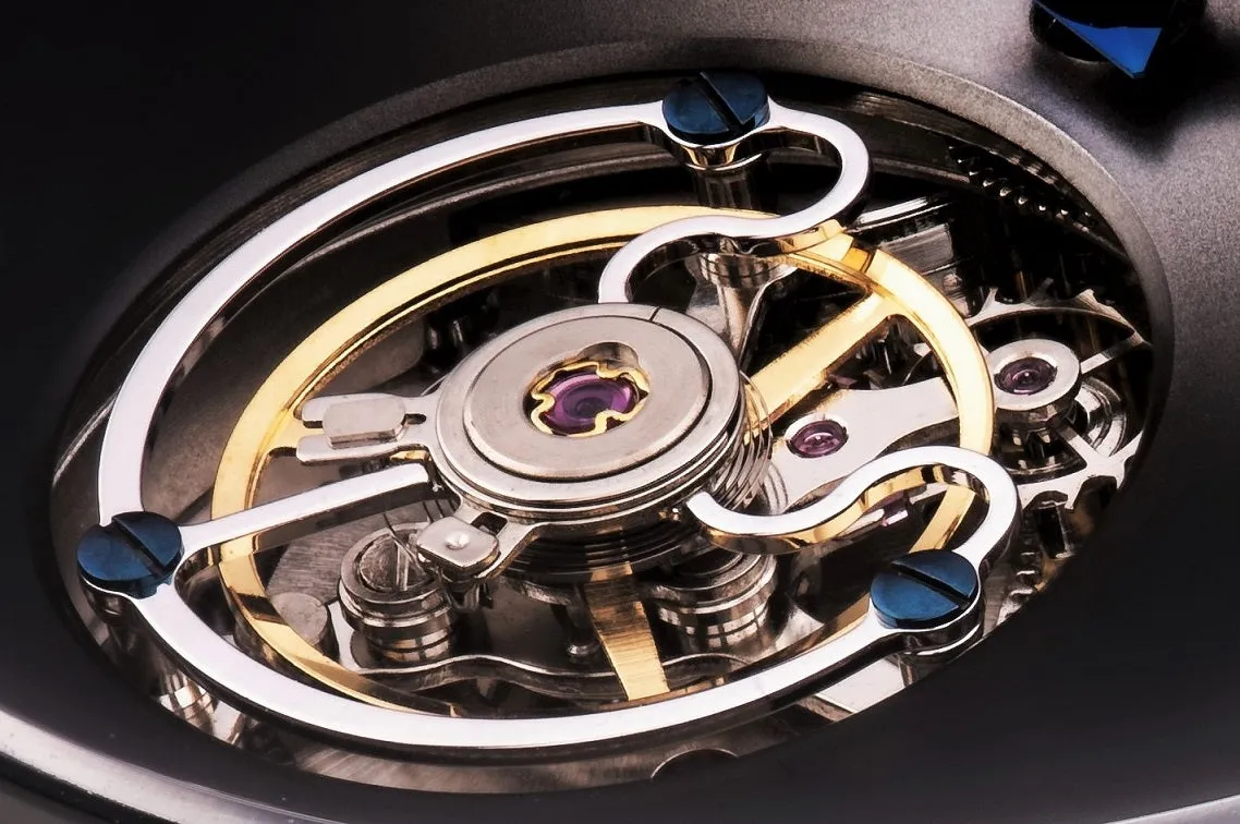 AK Watch Stellaris Tourbillon Black Dial