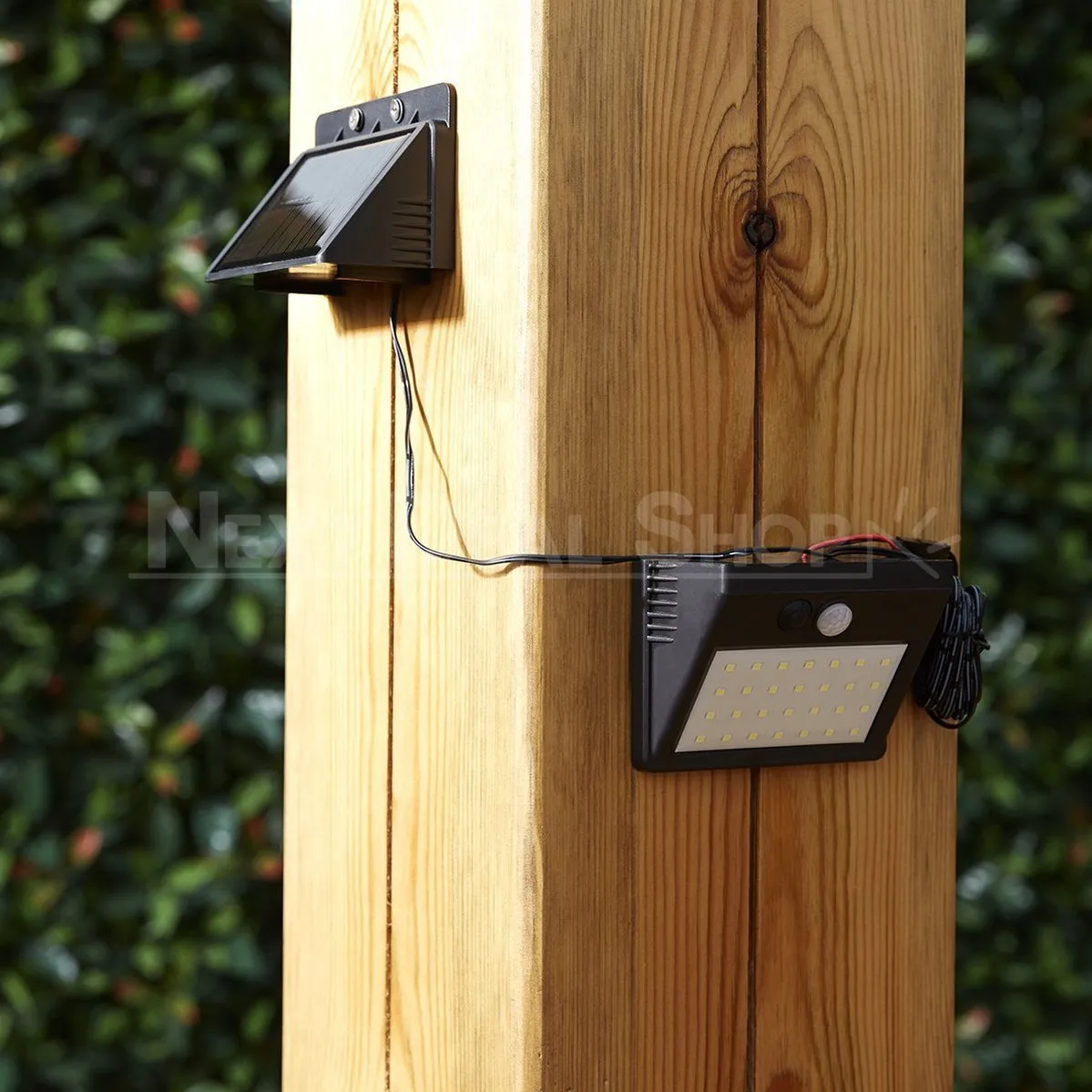 ALL-NEW Solar Powered Motion Sensor Light (W/ Detachable Solar Panel)