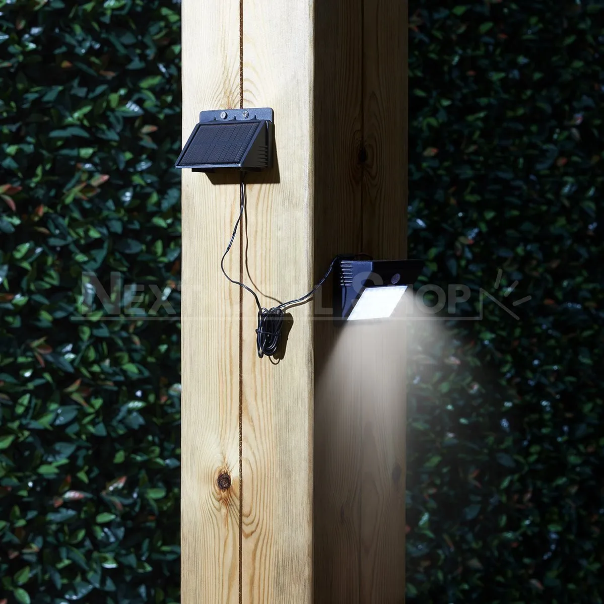 ALL-NEW Solar Powered Motion Sensor Light (W/ Detachable Solar Panel)