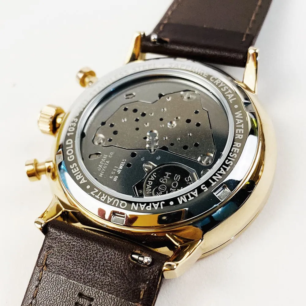 ARIES GOLD VENTURER G 1033 RG-W CHRONOGRAPH MEN'S WATCH