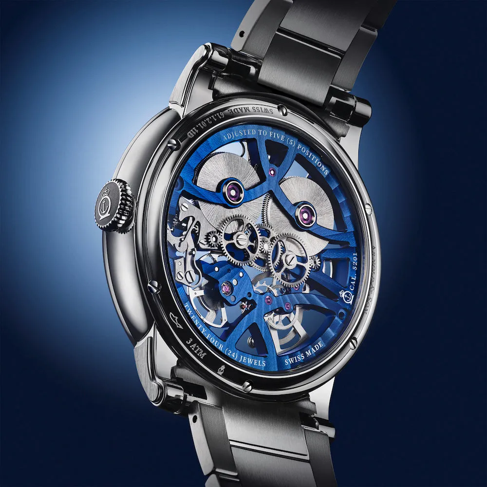 Arnold & Son Nebula 41.5 Steel Bracelet