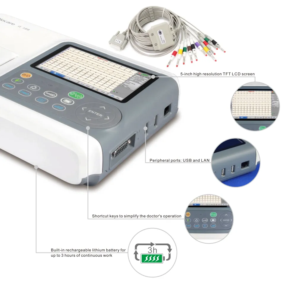 Biocare iE300 ECG Machine