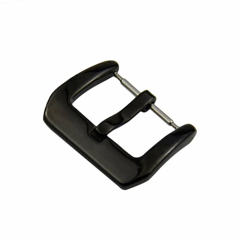 Black stainless steel "Panerai style" buckle