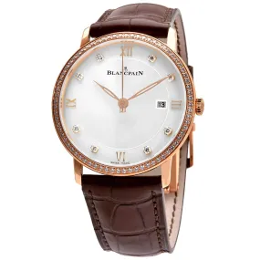 Blancpain Villeret 18kt Rose Gold Automatic Men's Watch 6651-2987-55B