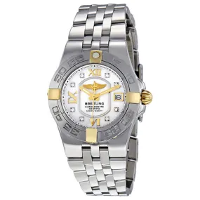 Breitling Galactic 30 Mother Of Pearl Diamond Dial Ladies Watch B1340L2-A680SS