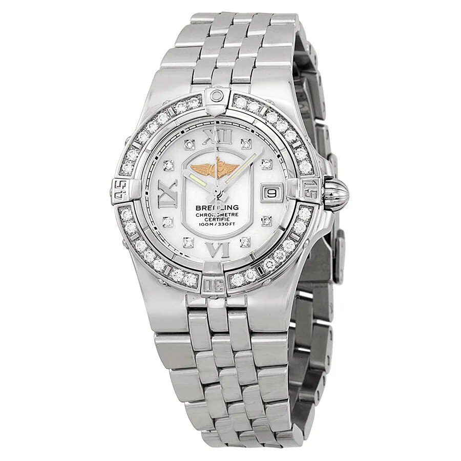 Breitling Starliner 30mm Diamond White Mother of Pearl Ladies Watch A7134053/A679 A7134053/A679SS