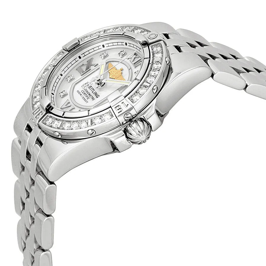 Breitling Starliner 30mm Diamond White Mother of Pearl Ladies Watch A7134053/A679 A7134053/A679SS