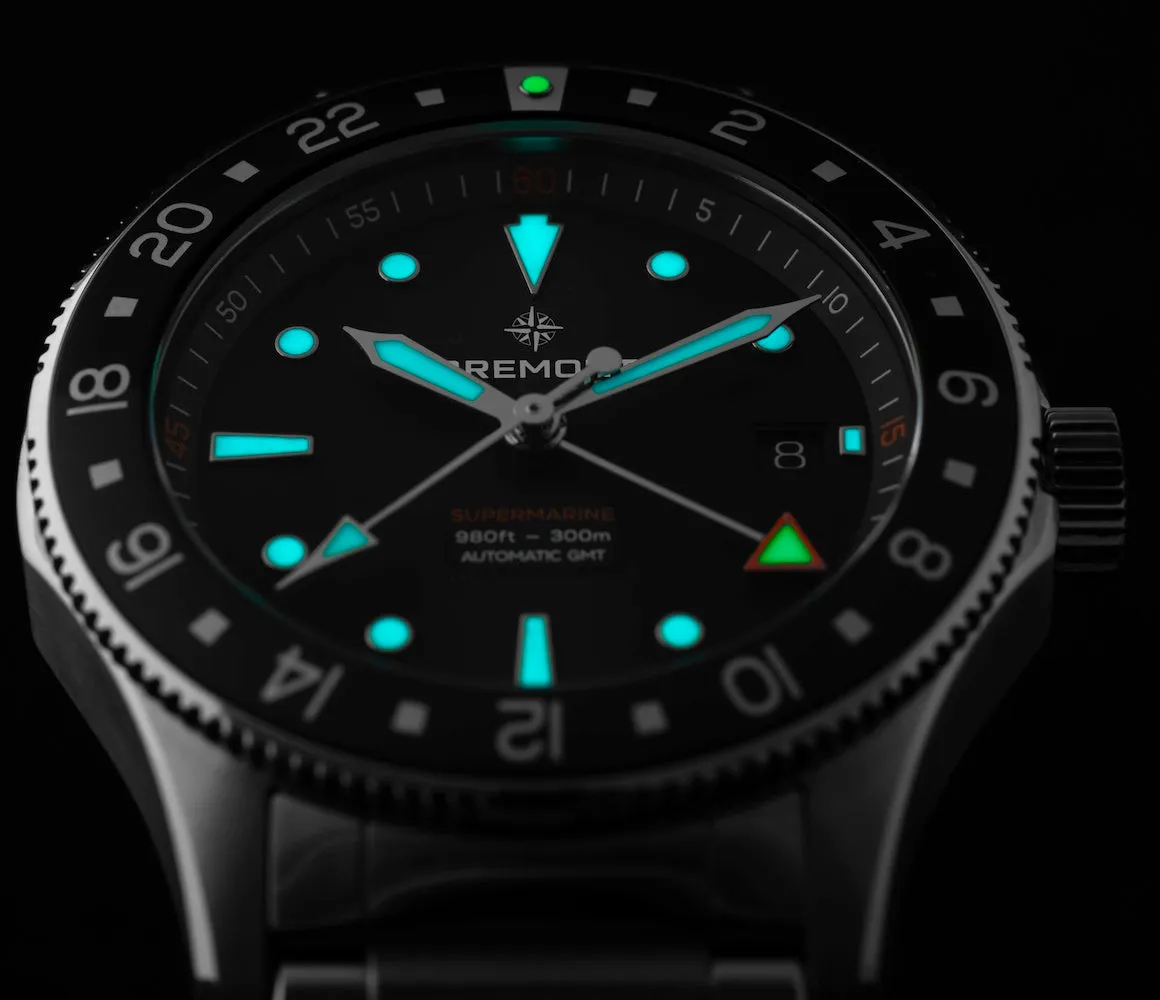 Bremont Supermarine 300M GMT Blue Black Bracelet Limited Edition