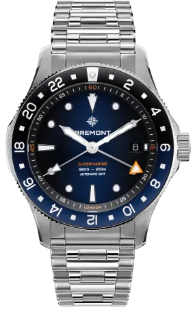Bremont Supermarine 300M GMT Blue Black Bracelet Limited Edition