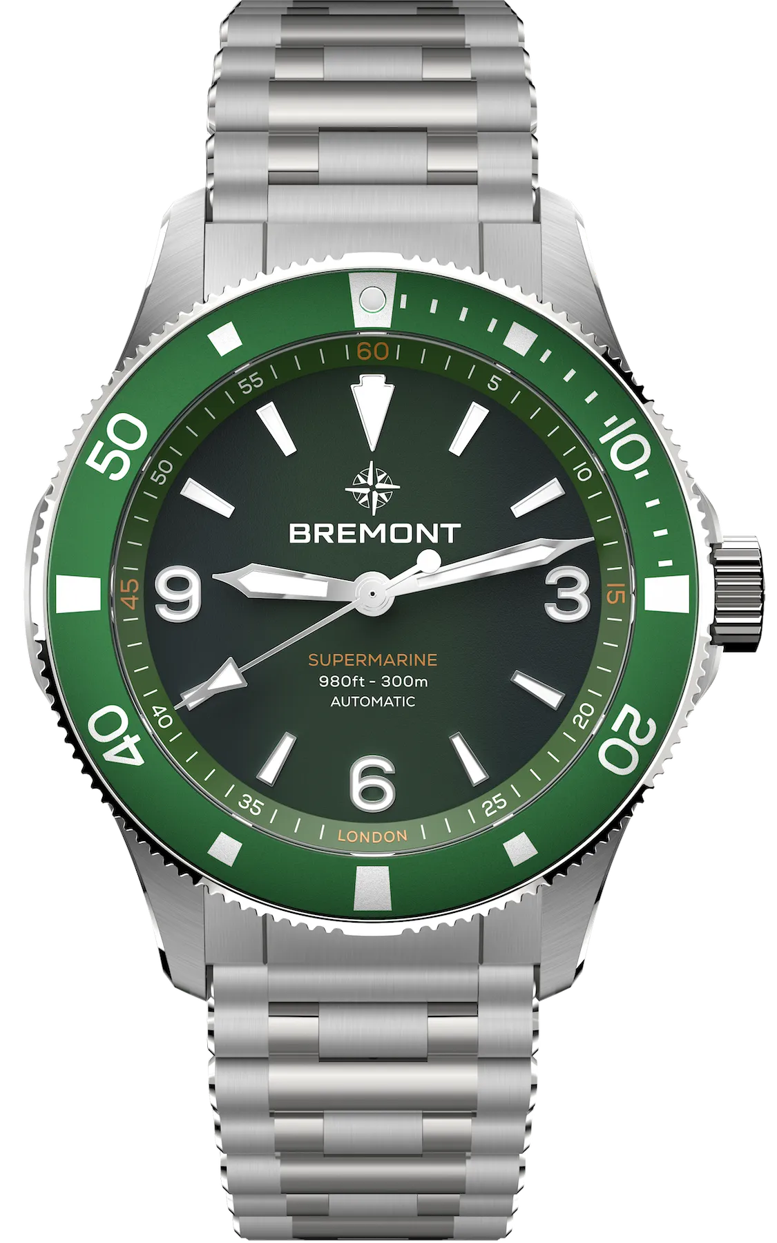 Bremont Supermarine 300M Green Bracelet