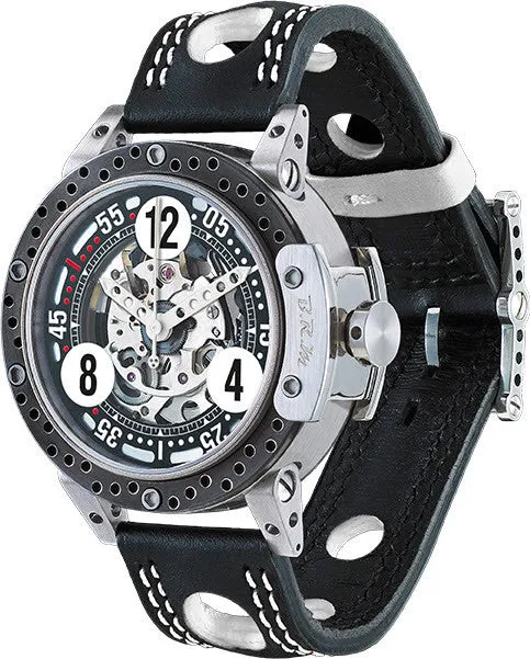 B.R.M. Watch DDF6-44 Skeleton White Hands