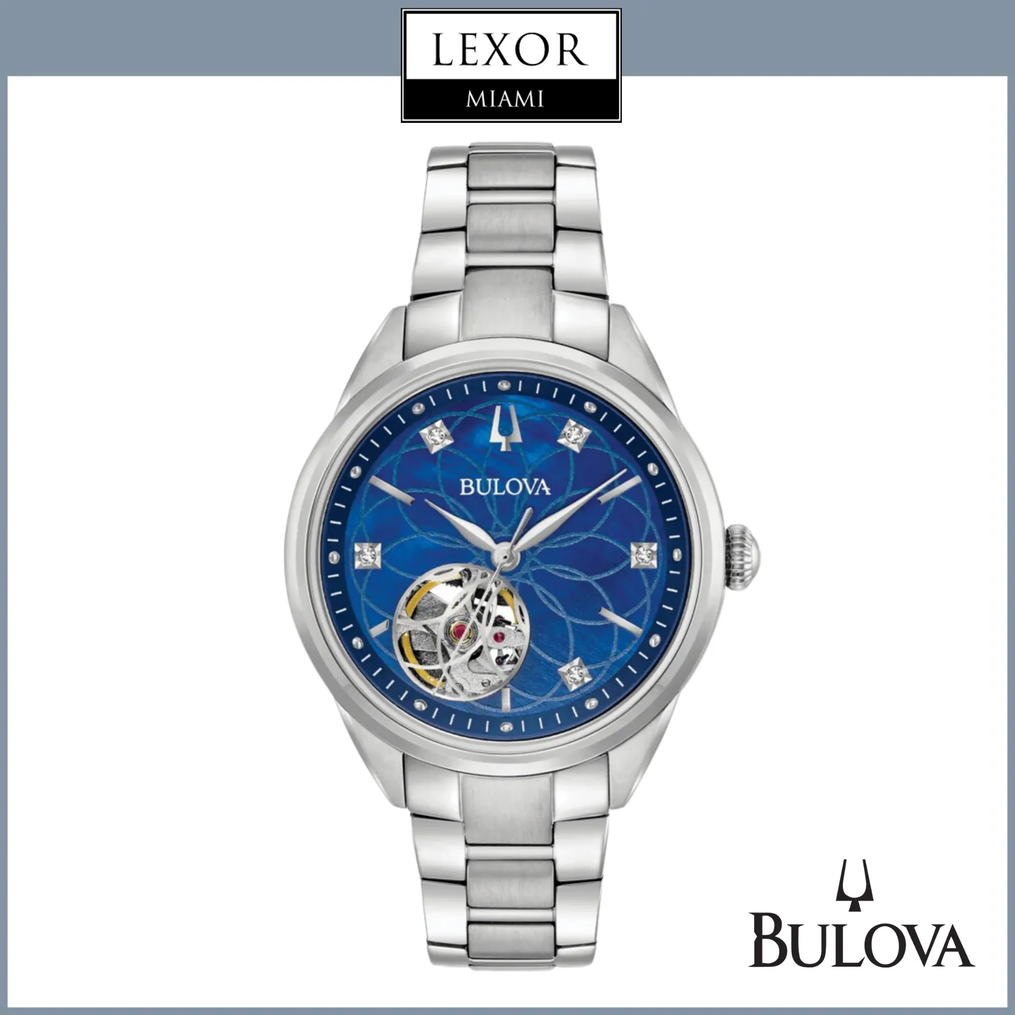 Bulova 96P191 Sutton Stainless Steel Strap Men Watches
