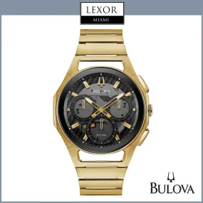 Bulova 97A144 Curv Gold Stainless Steel Strap Men Watches