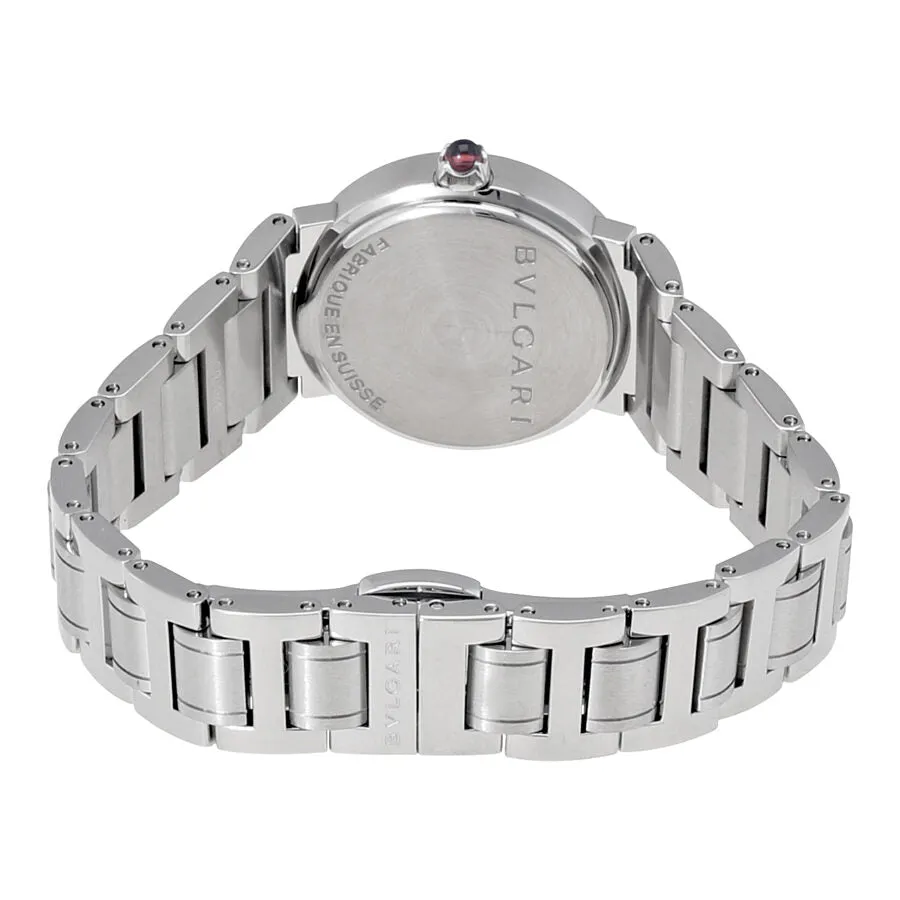 Bvlgari BVLGARI Blue Mother-of-Pearl Diamond Dial Stainless Steel Ladies Watch 102200