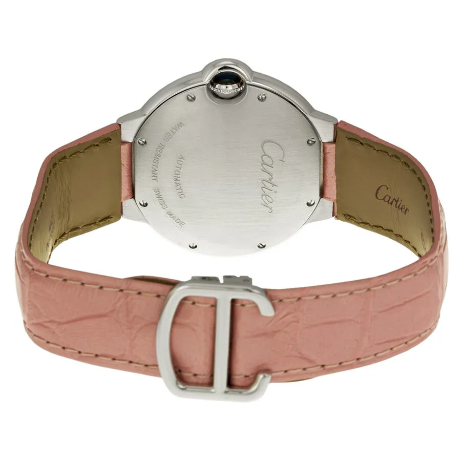 Cartier Ballon Bleu de Cartier Silvered Opaline Dial 18kt White Gold Medium Watch WE900651
