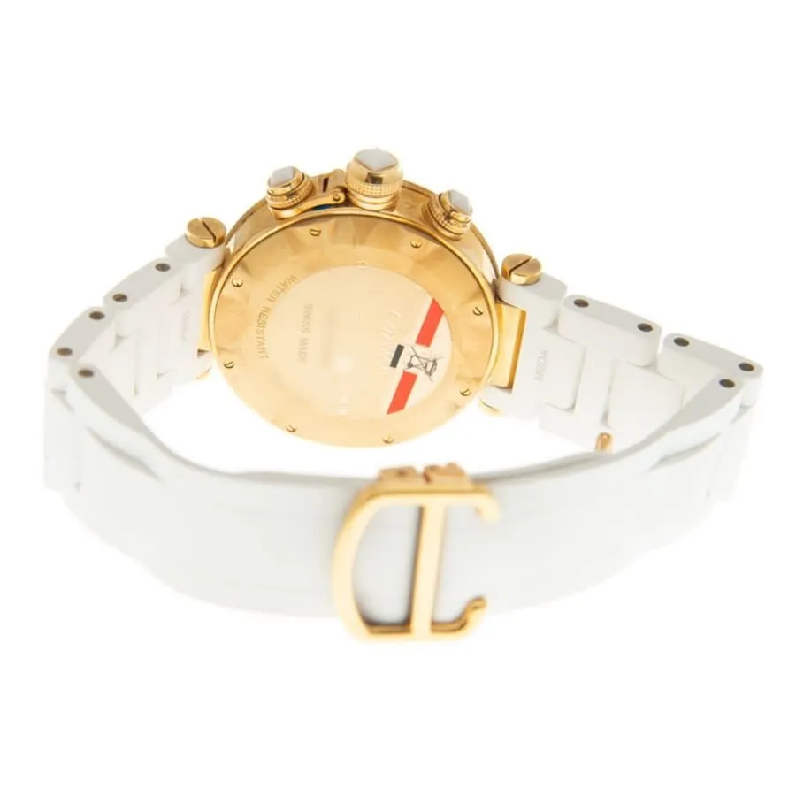 Cartier Pasha Seatimer Mother of Pearl Chronograph Ladies Watch WJ130009