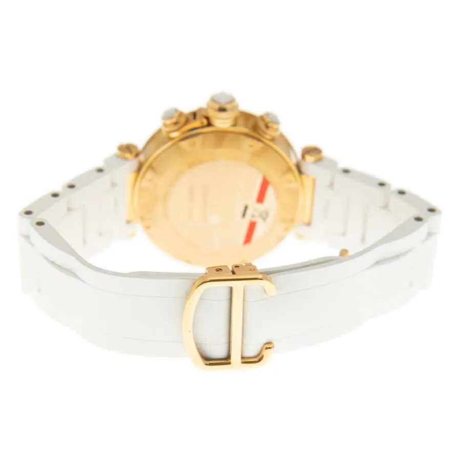 Cartier Pasha Seatimer Mother of Pearl Chronograph Ladies Watch WJ130009