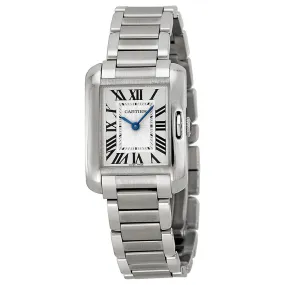 Cartier Tank Anglaise Silver Dial Ladies Watch W5310022