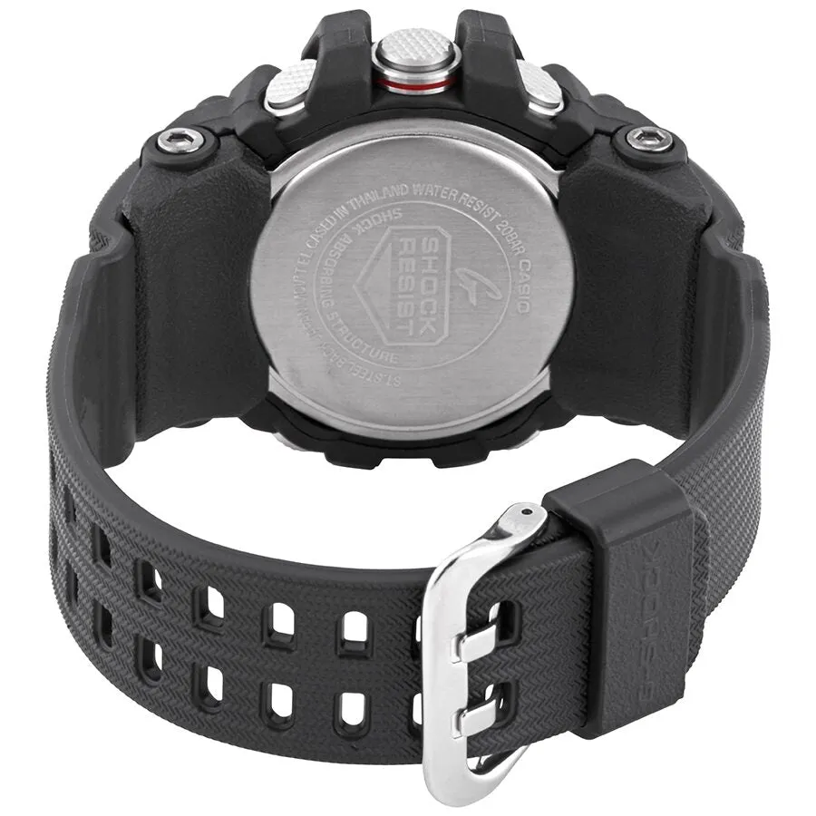 Casio G-Shock Master of G Mudmaster Perpetual Alarm World Time Chronograph Quartz Analog-Digital Black Dial Men's Watch GG-1000-1ADR