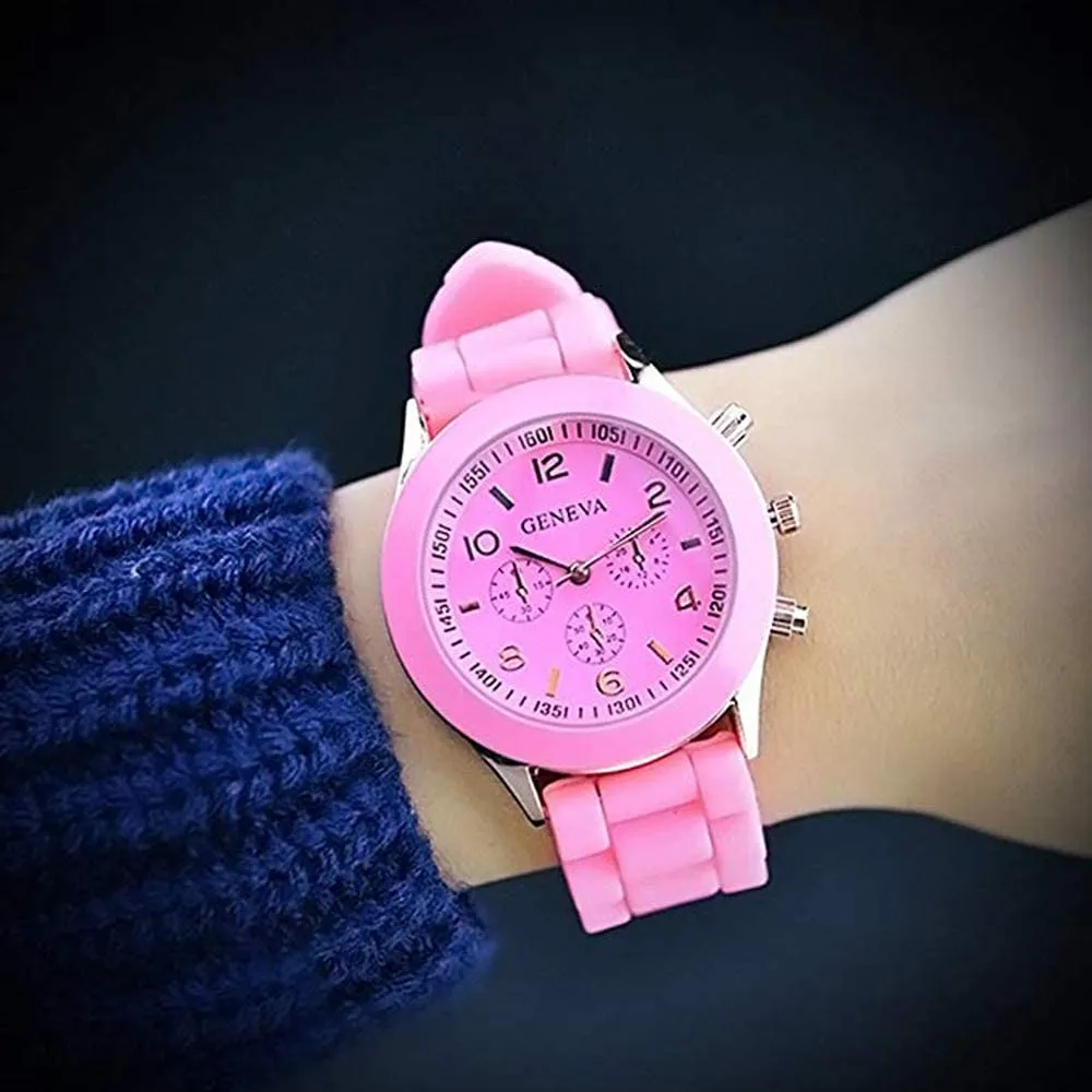 CdyBox Women Men Ladies Fashion Luxury Silicone Quartz Watch Girl Boy Unisex Jelly Wrist Watch