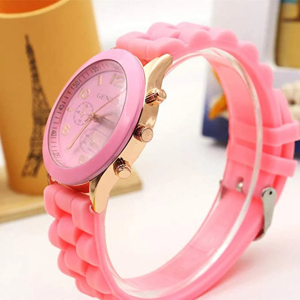CdyBox Women Men Ladies Fashion Luxury Silicone Quartz Watch Girl Boy Unisex Jelly Wrist Watch