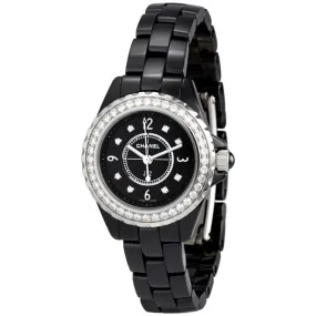 Chanel J12 Black Ceramic Quartz Ladies Watch H2571