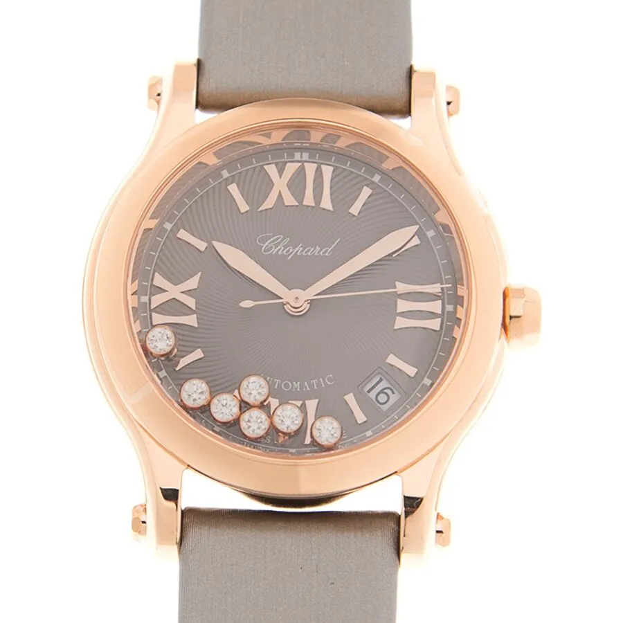 Chopard Happy Diamonds Automatic Grey Dial Watch 274808 5012