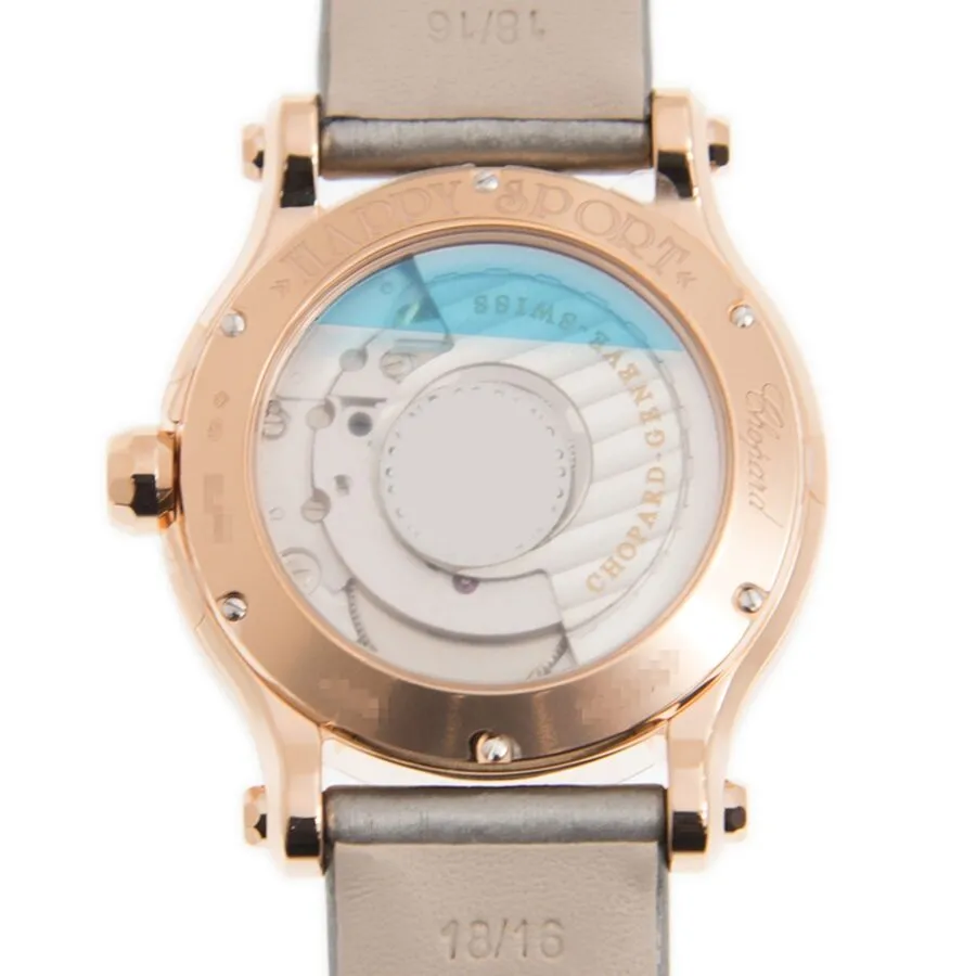 Chopard Happy Diamonds Automatic Grey Dial Watch 274808 5012
