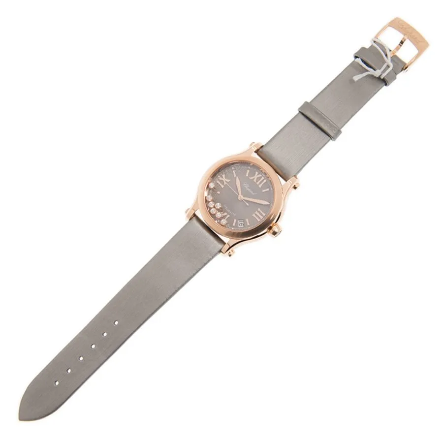 Chopard Happy Diamonds Automatic Grey Dial Watch 274808 5012