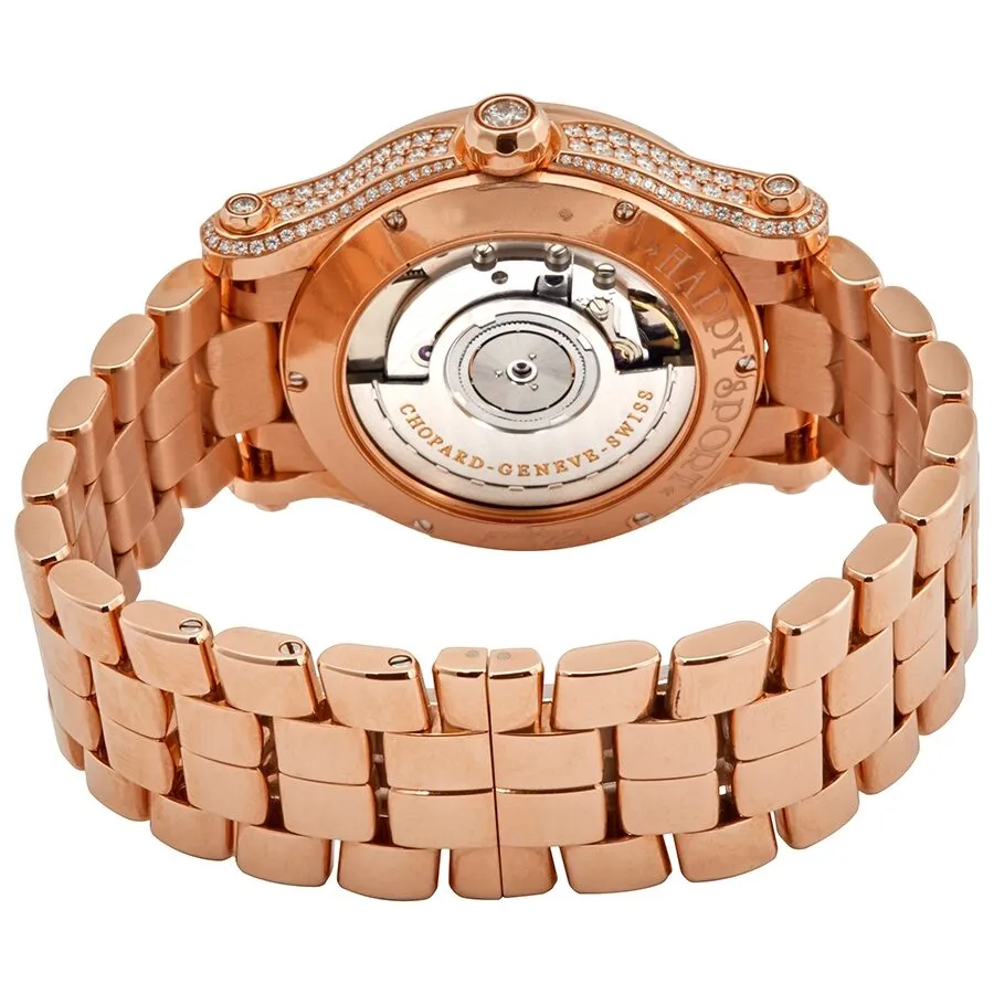Chopard Happy Sport Ladies 18kt Rose Gold Automatic Watch 274891-5008