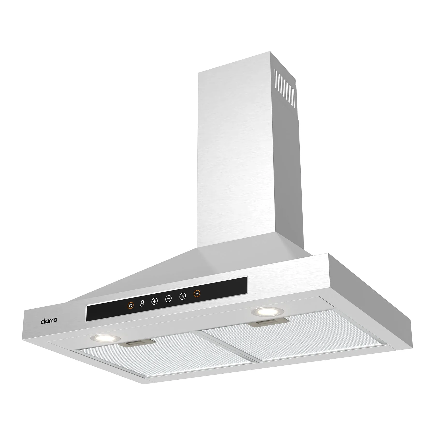 CIARRA 30 Inch Smart Wall Mount Range Hood with Alexa and Google Home Voice Control CAS75308W-OW