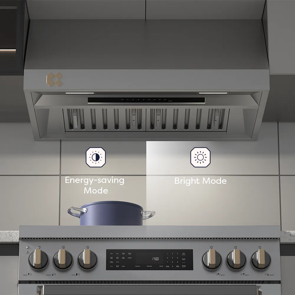 CIARRA Professional Series 36 inch Under Cabinet Range Hood Insert 700 CFM in Stainless Steel | CAS36928A-OW