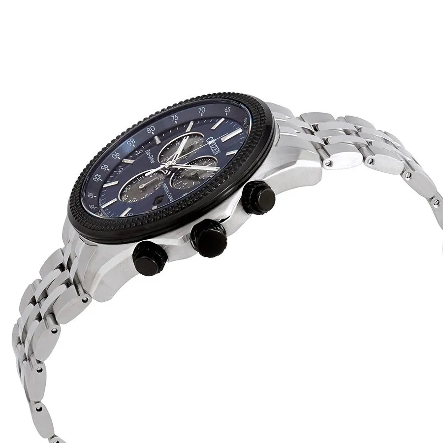 Citizen Brycen Perpetual Chronograph Blue Dial Men's Watch BL5568-54L