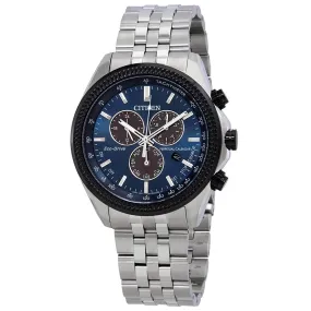 Citizen Brycen Perpetual Chronograph Blue Dial Men's Watch BL5568-54L