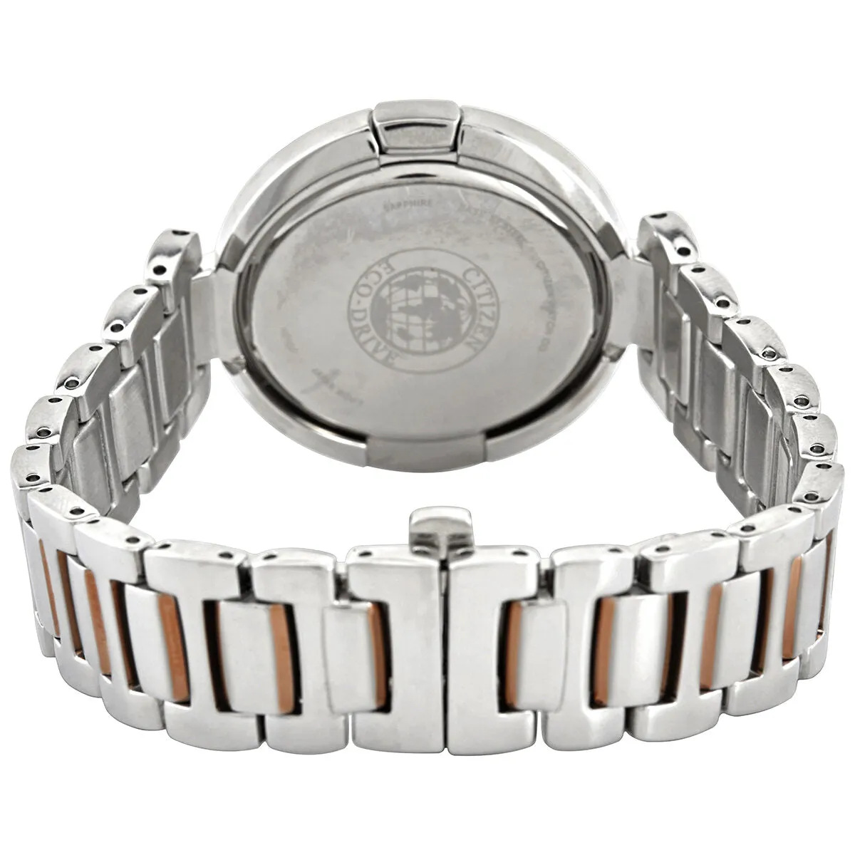 Citizen Capella Diamond Black Dial Ladies Two-Tone Watch EX1516-52E
