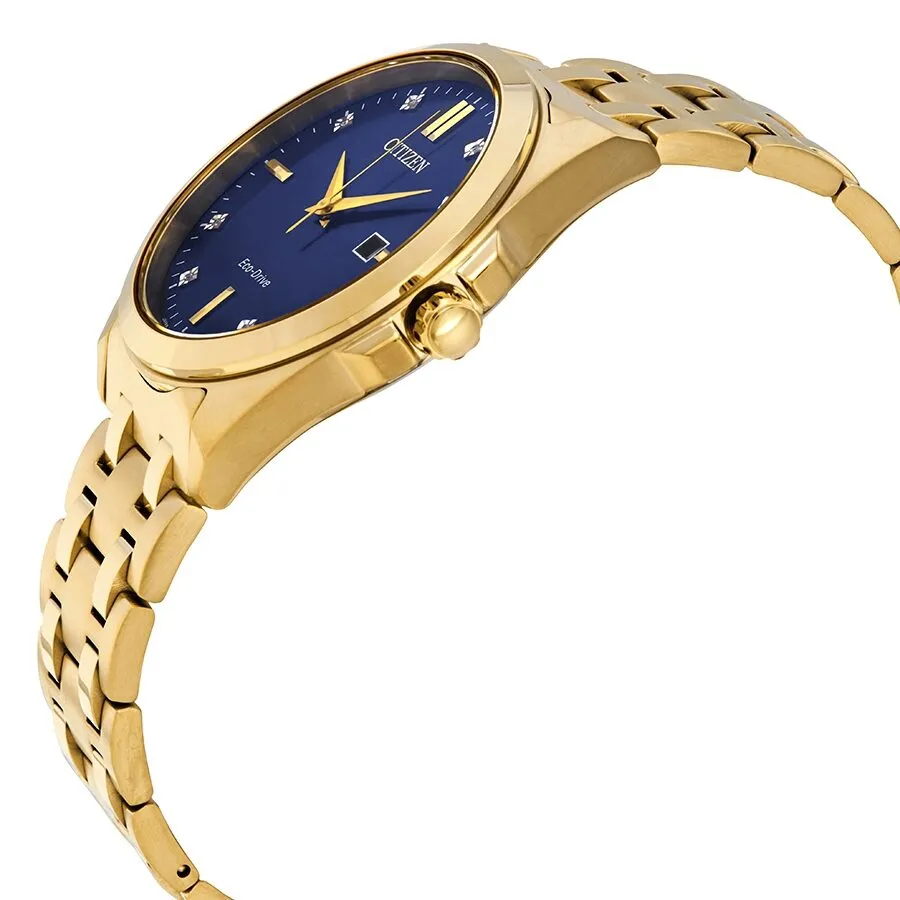 Citizen Corso Eco-Drive Diamond Blue Dial Watch BM7103-51L