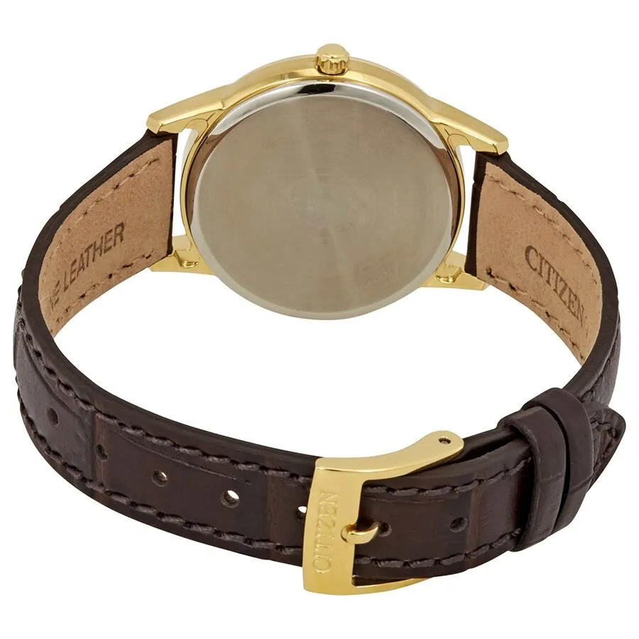 Citizen Eco-Drive Corso Silver Dial Ladies Watch FE1082-05A