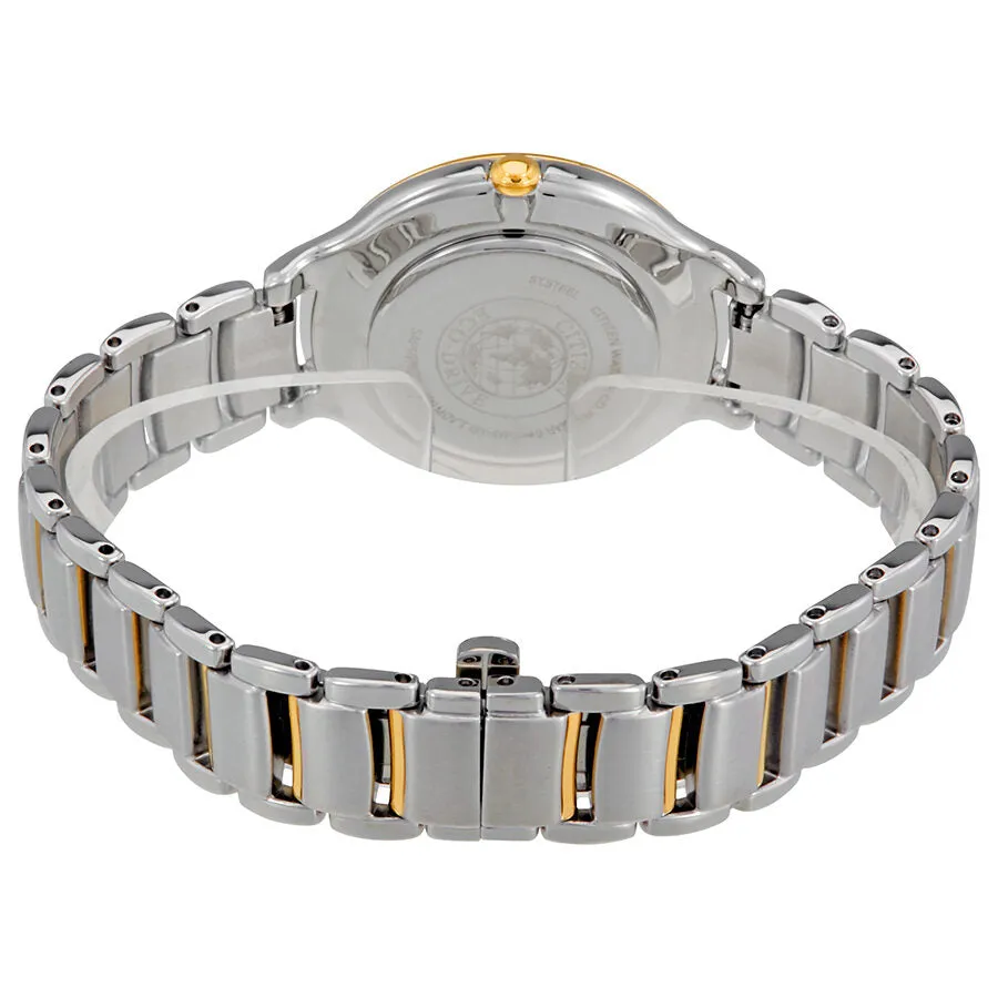 Citizen L Mother Of Pearl Dial Ladies Two Tone Watch EM0554-58N