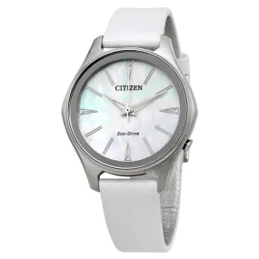 Citizen Modena Mother of Pearl Dial Ladies Watch EM0598-01D