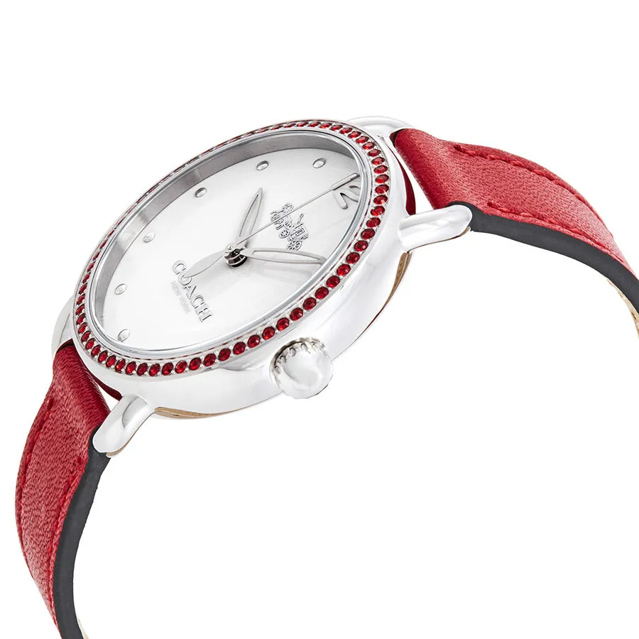 Coach Delancey Crystal White Dial Ladies Watch 14502878