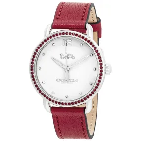 Coach Delancey Crystal White Dial Ladies Watch 14502878