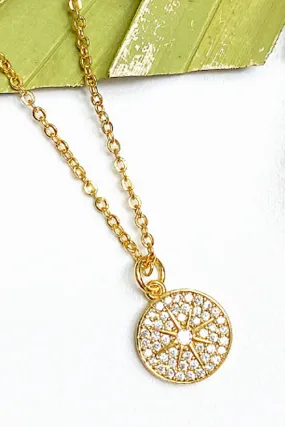 Compass Pendant Necklace