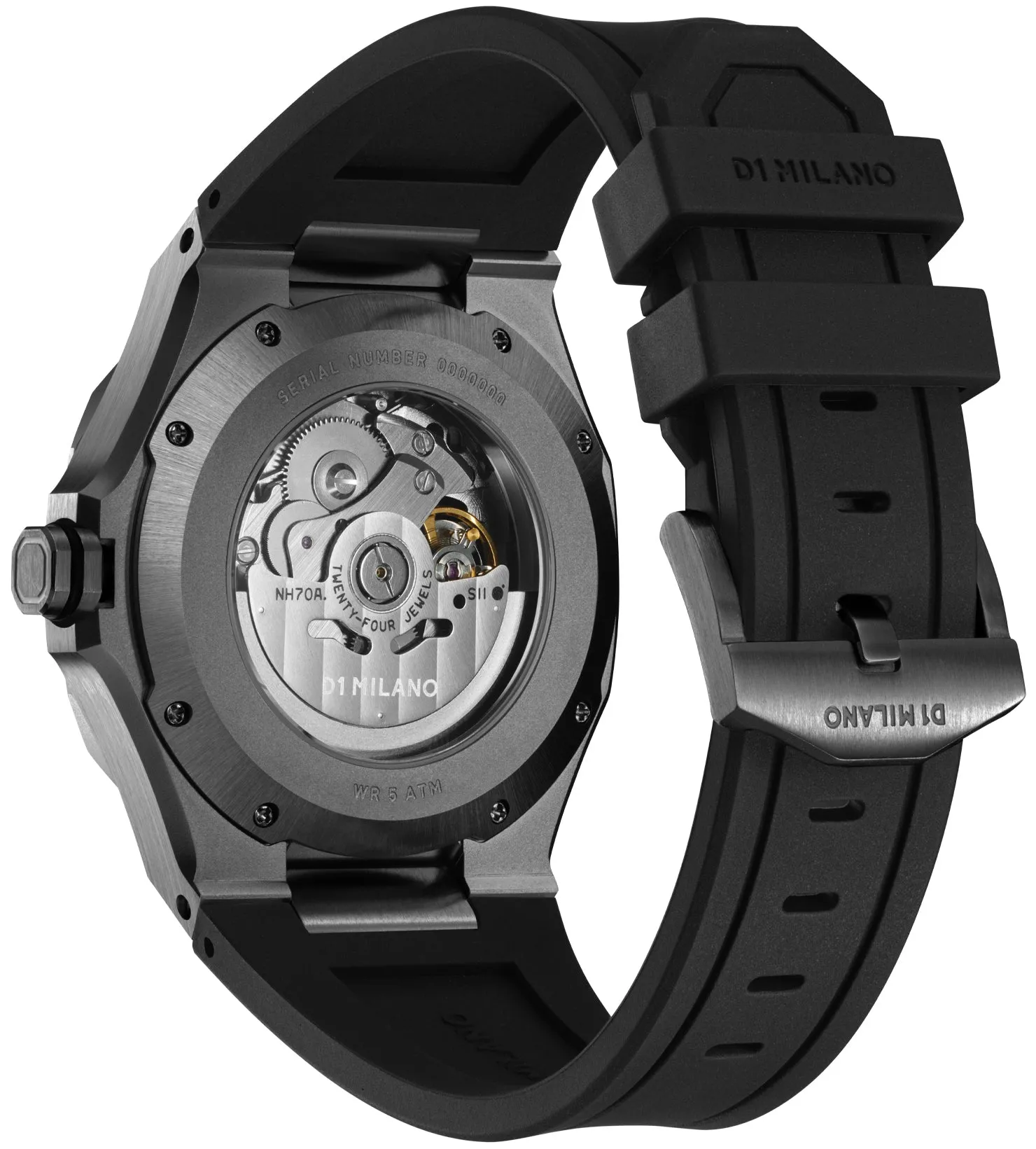 D1 Milano Skeleton Gun Metal