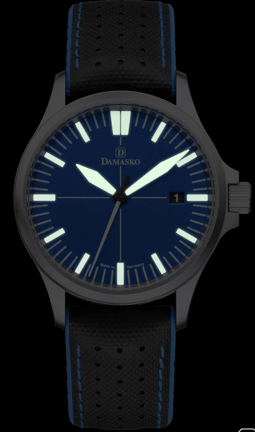 DAM Watch DS3 Ocean Rubber Pin BKle