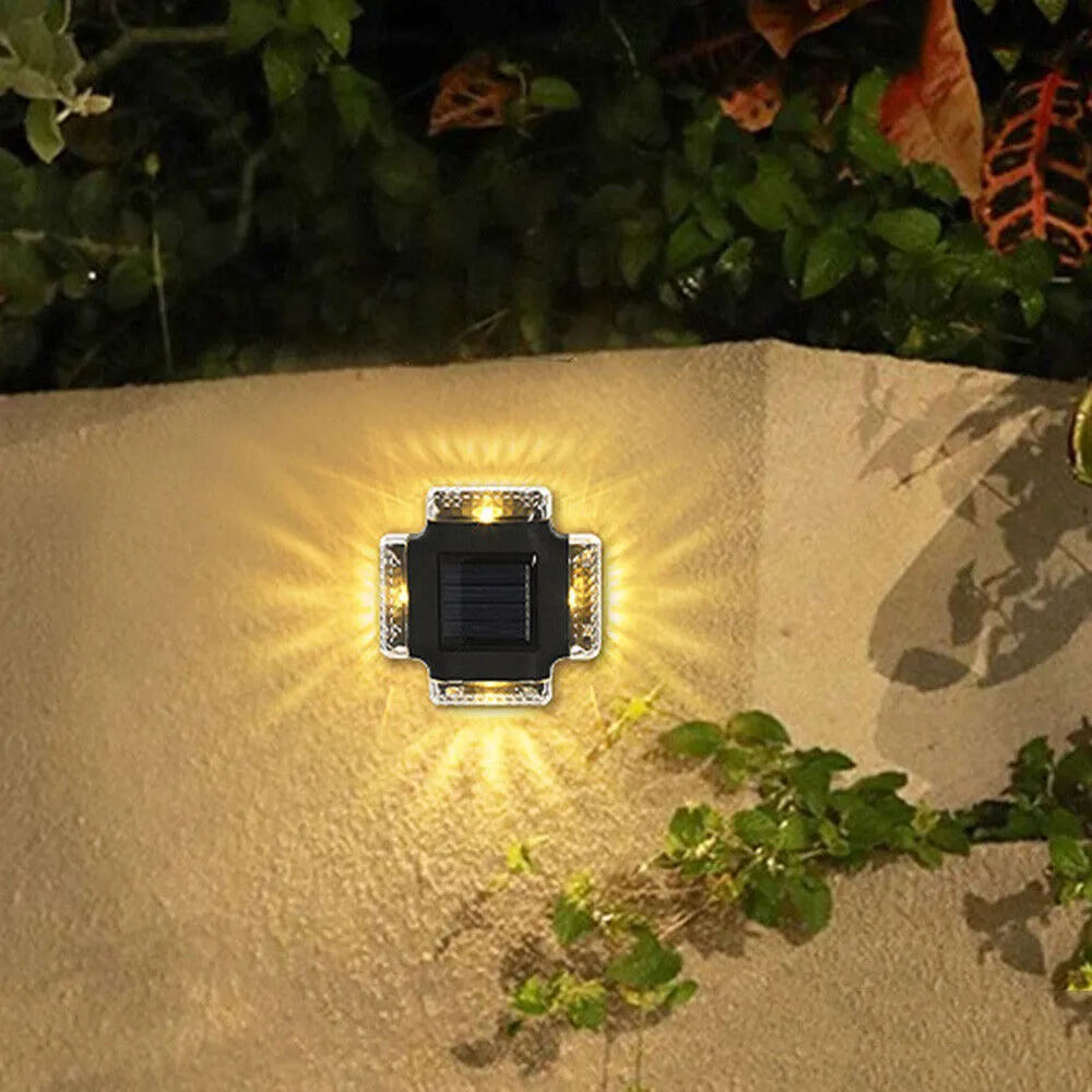 Dazzling Solar Powered Garden Wall Light