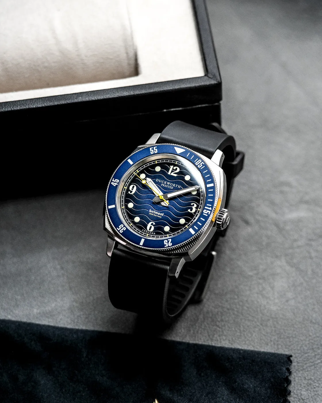 Duckworth Prestex Belmont Dive Blue Black Rubber